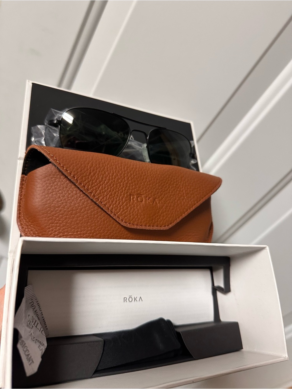 Roka Rio Ti Matte Black Titanium/Dark Carbon Polarized Sunglasses NEW
